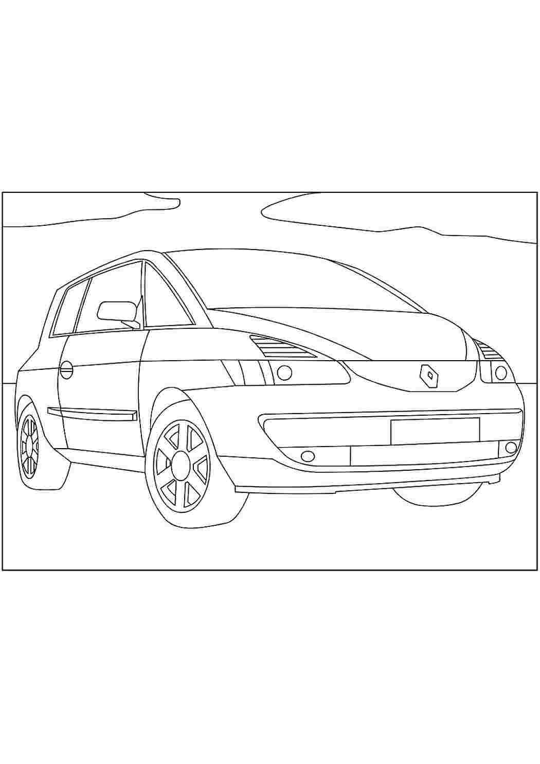 Раскраска Мерседес Виано