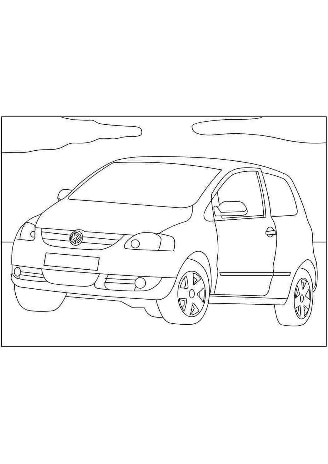 Раскраски машинки Ситроен