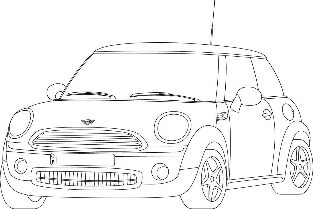 Раскраска машина Пежо 308