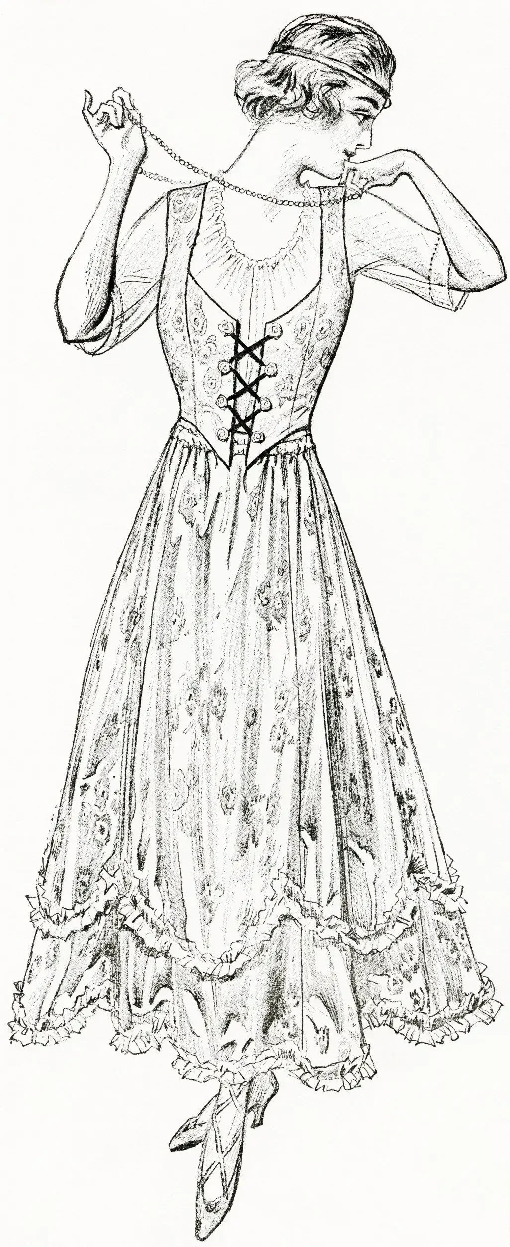 Эскиз карнавального костюма на бал