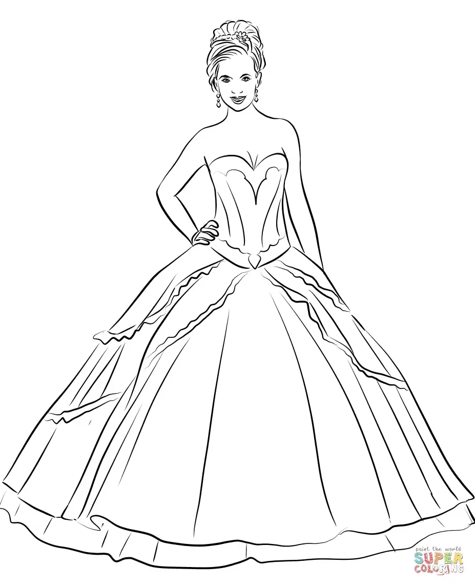 Костюм Западной Европы 17 века разукрашка