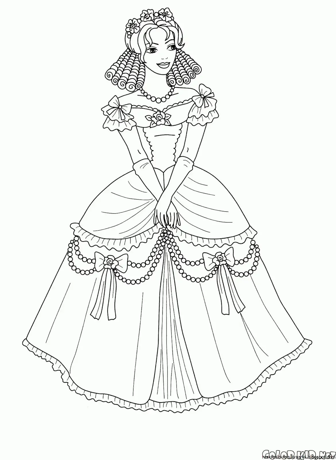 Эскиз исторического кос