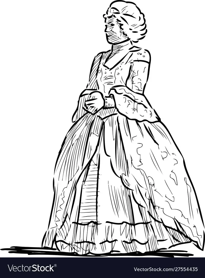 Пышное платье карандашом