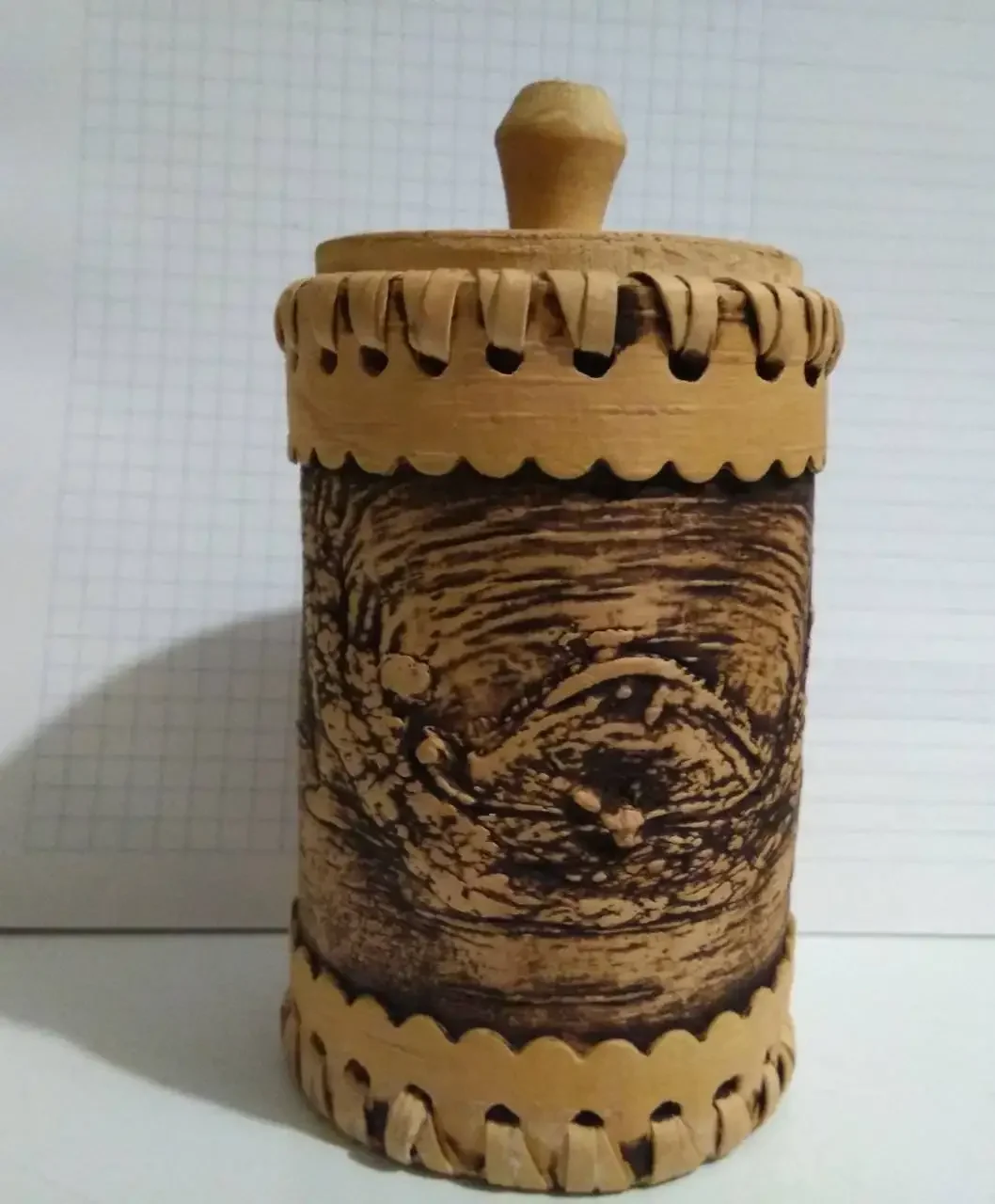 Расписные туеса из бересты