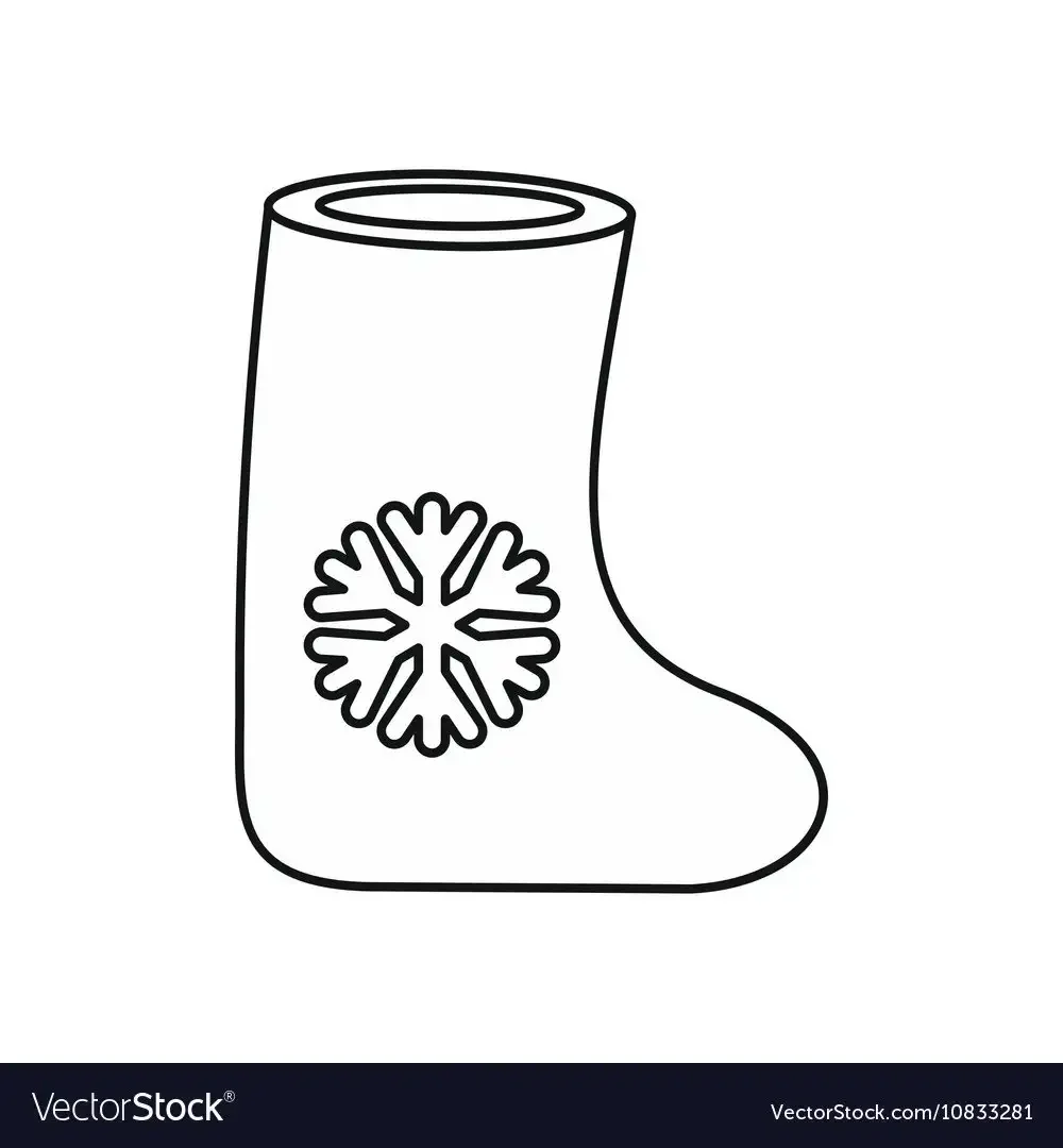 Валенки раскраска