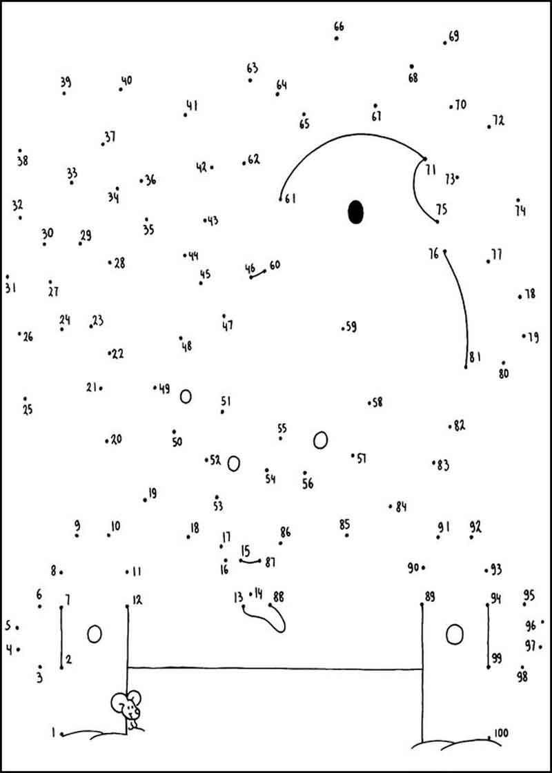 Раскраски соединение по цифрам сложные