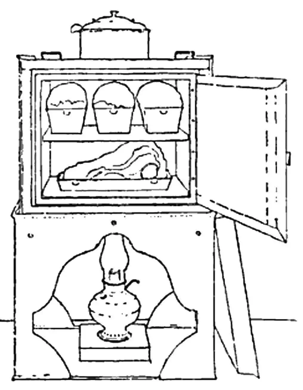 Печь раскраска