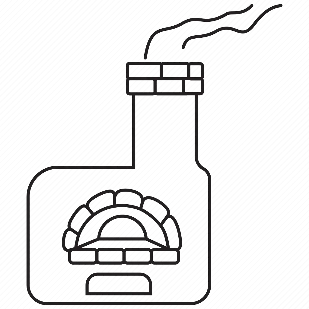 Печка раскраска для детей