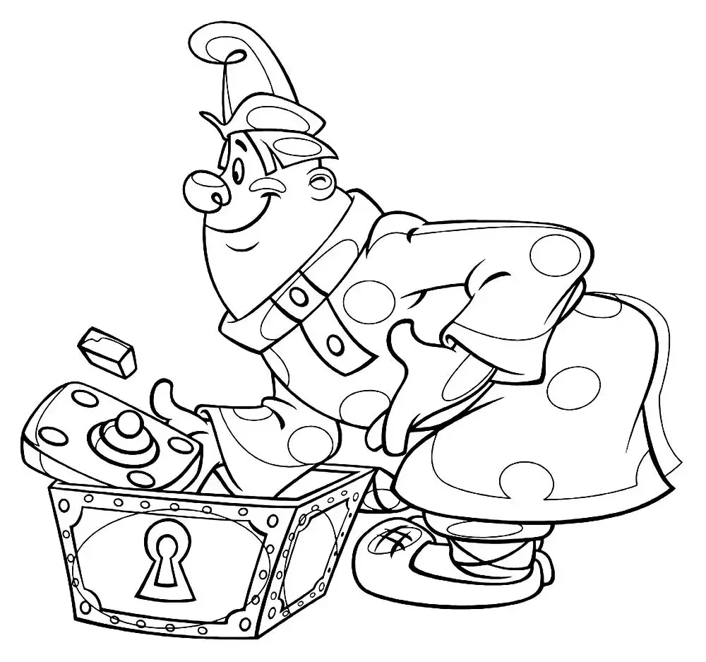 Печка в сказочной избушке