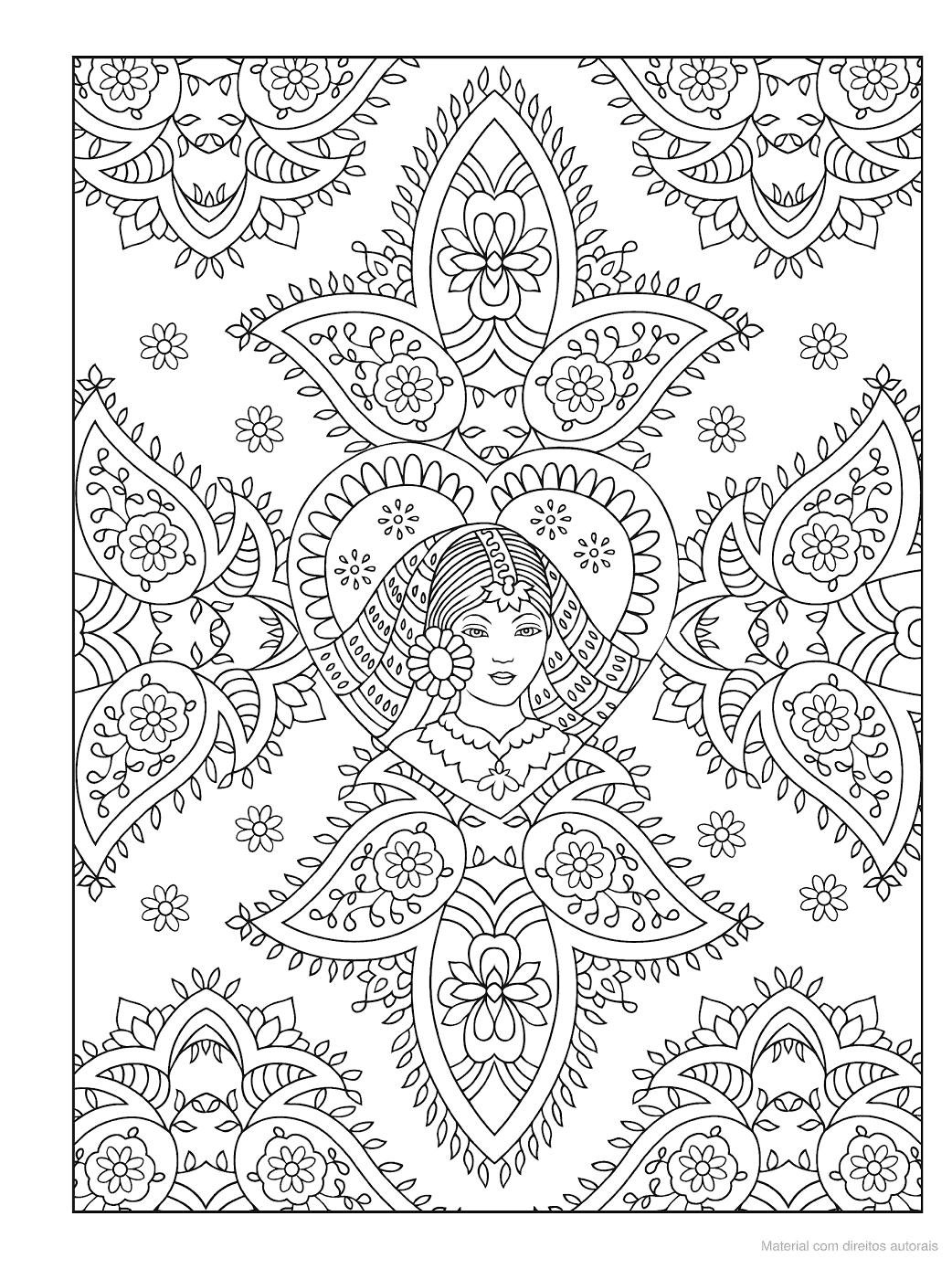 Восточные раскраски антистресс