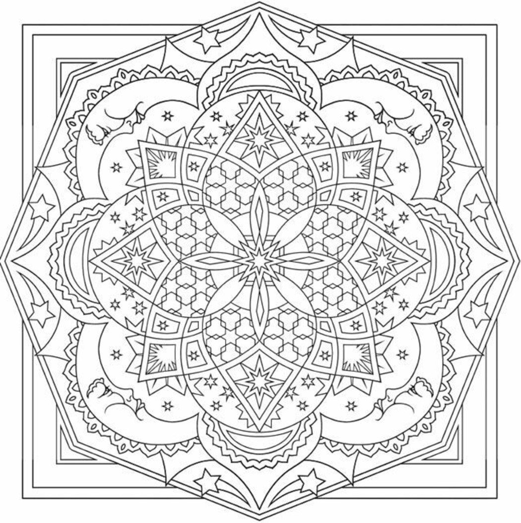 Арабески узор для раскраски