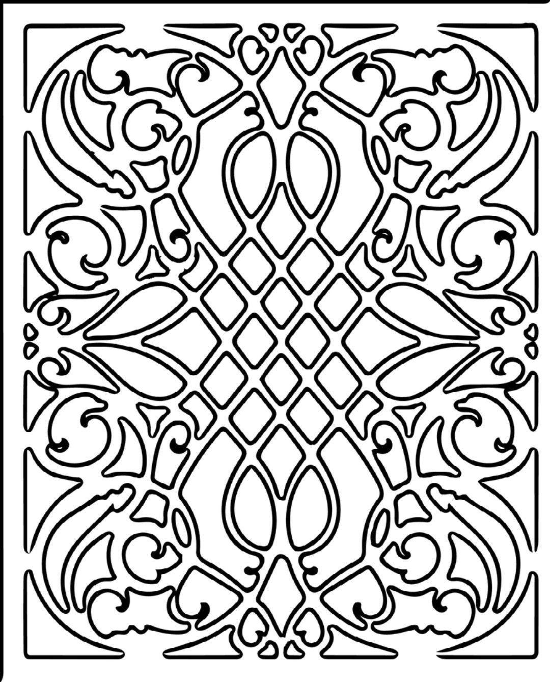 Марокканские узоры и орнаменты трафареты