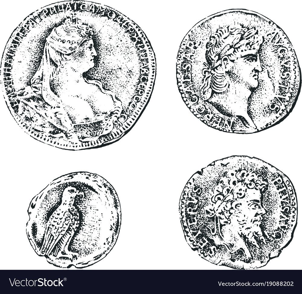 Монеты для срисовки