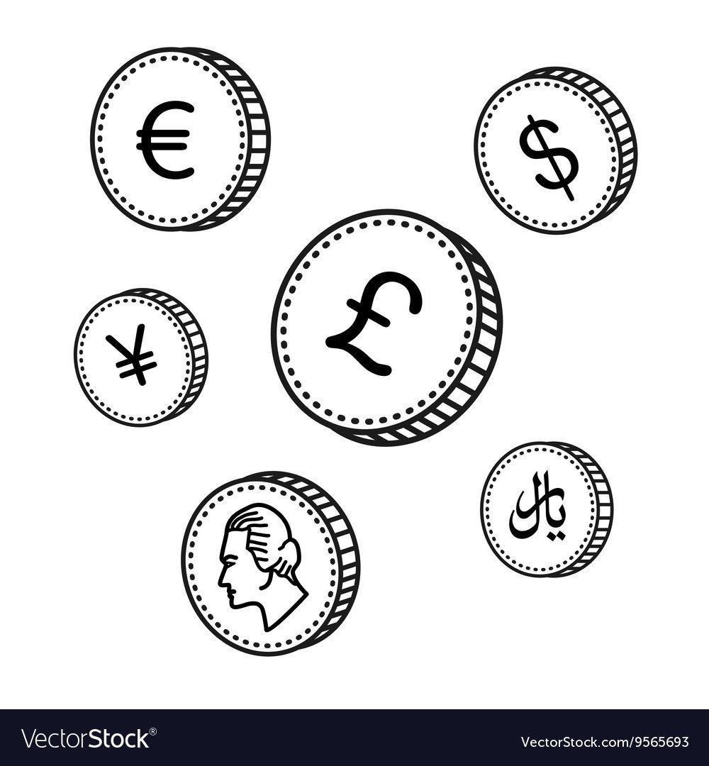 Монеты Рисованные