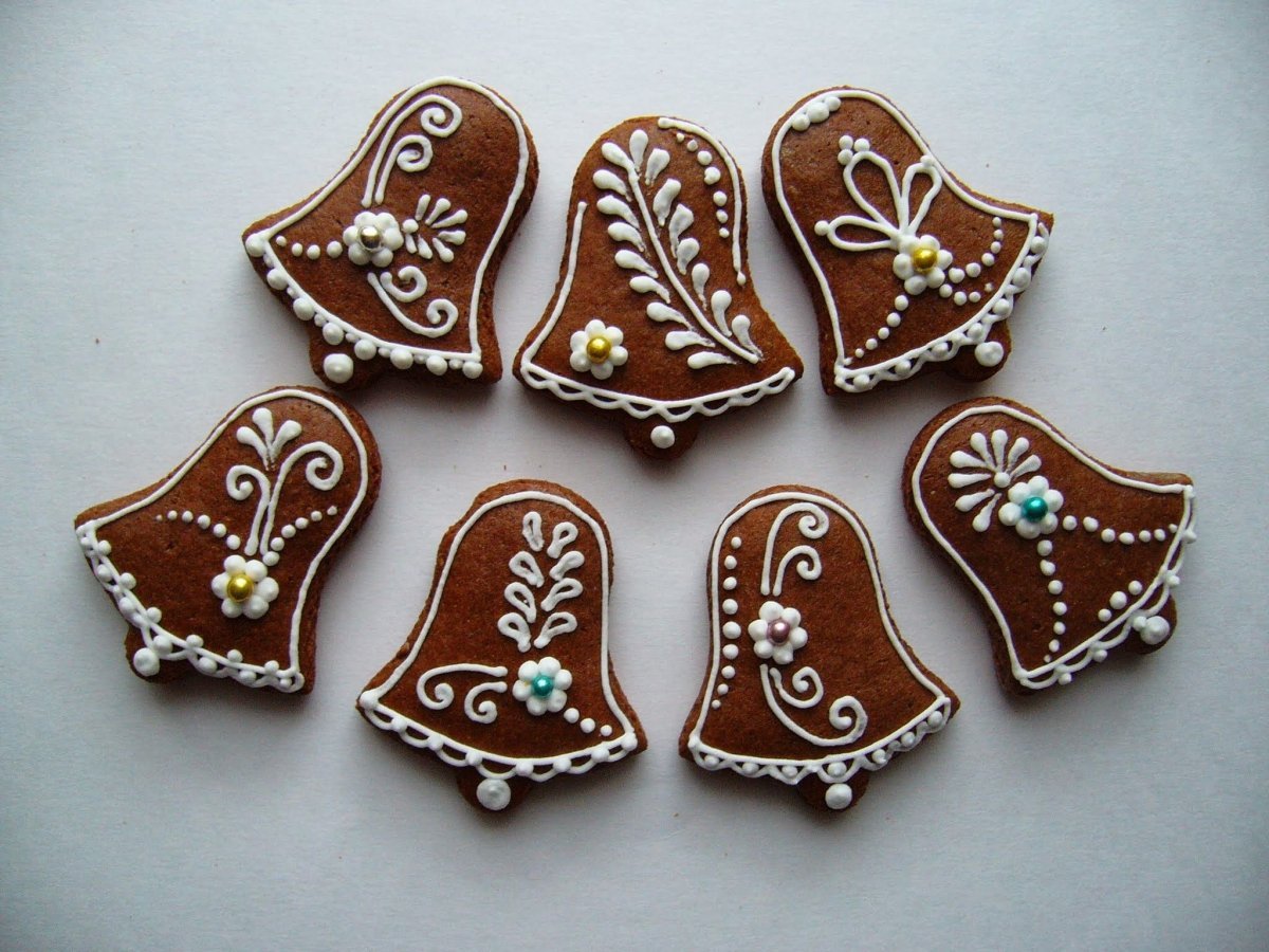 Украшение имбирных пряников