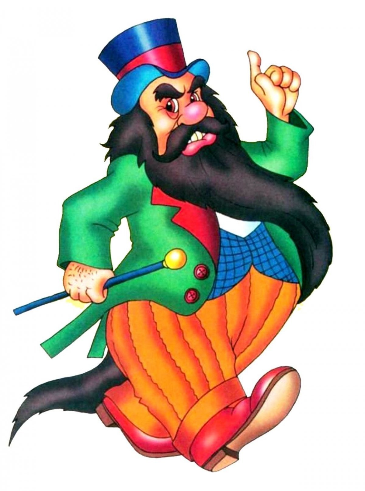 Карабас барабас раскраска для детей