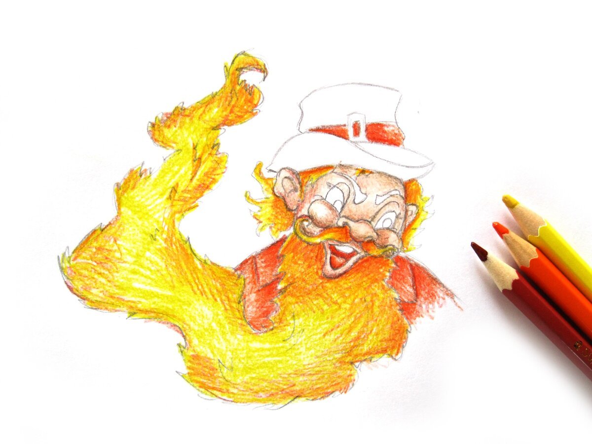 Раскраска кот в сапогах Шарль Перро