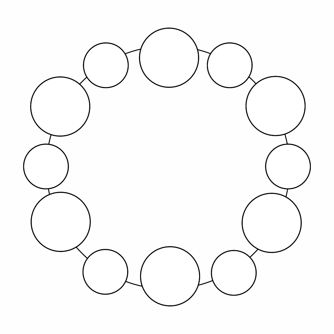 Круг для раскрашивания