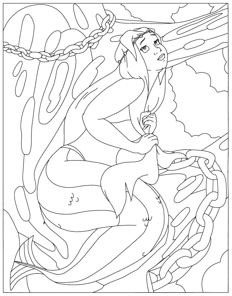 Иллюстрация к балету Шурале рисунок