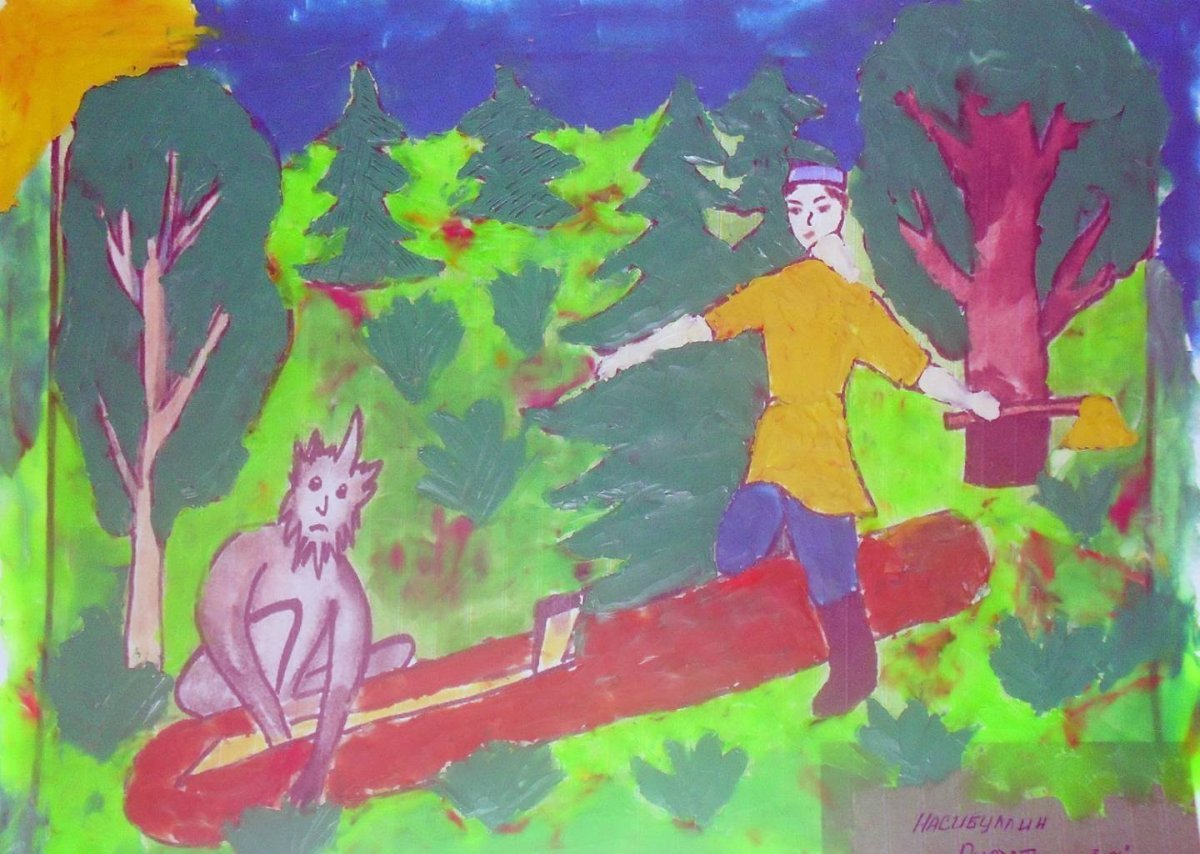 Су анасы рисунок