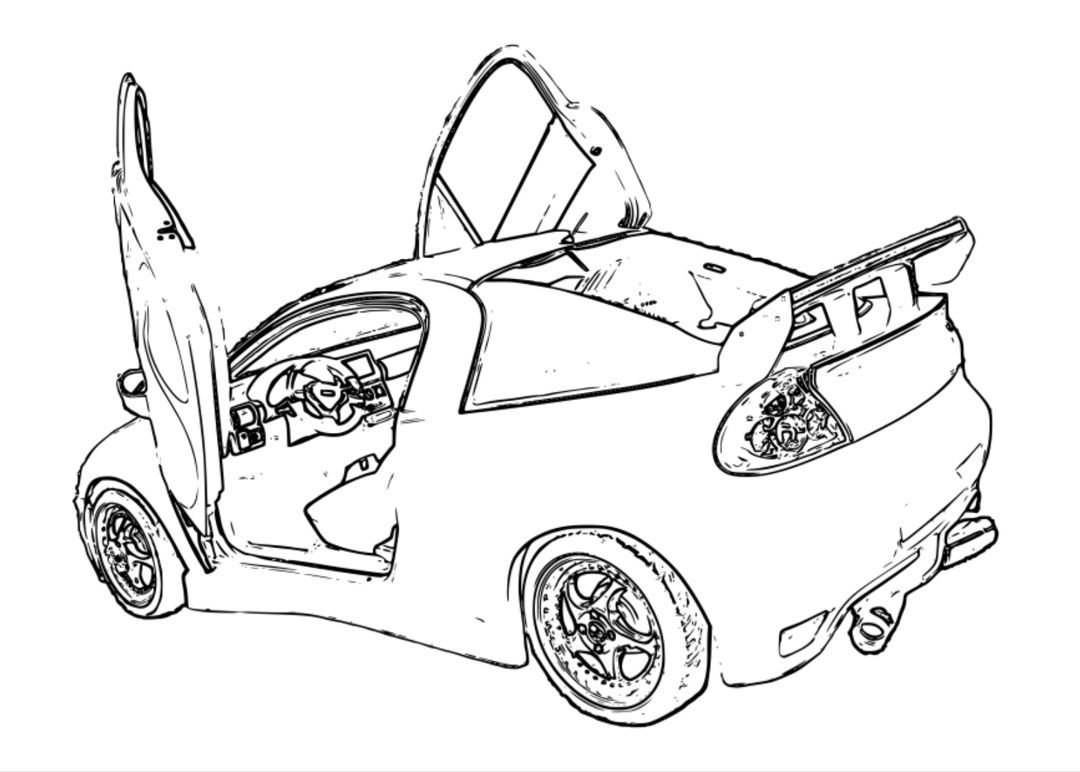 Раскраски для мальчиков разбитые машины