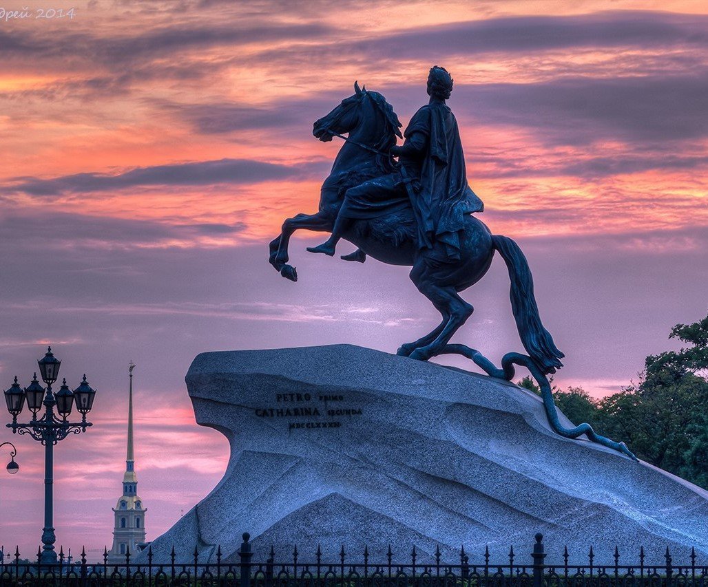 Памятник Фальконе медный всадник