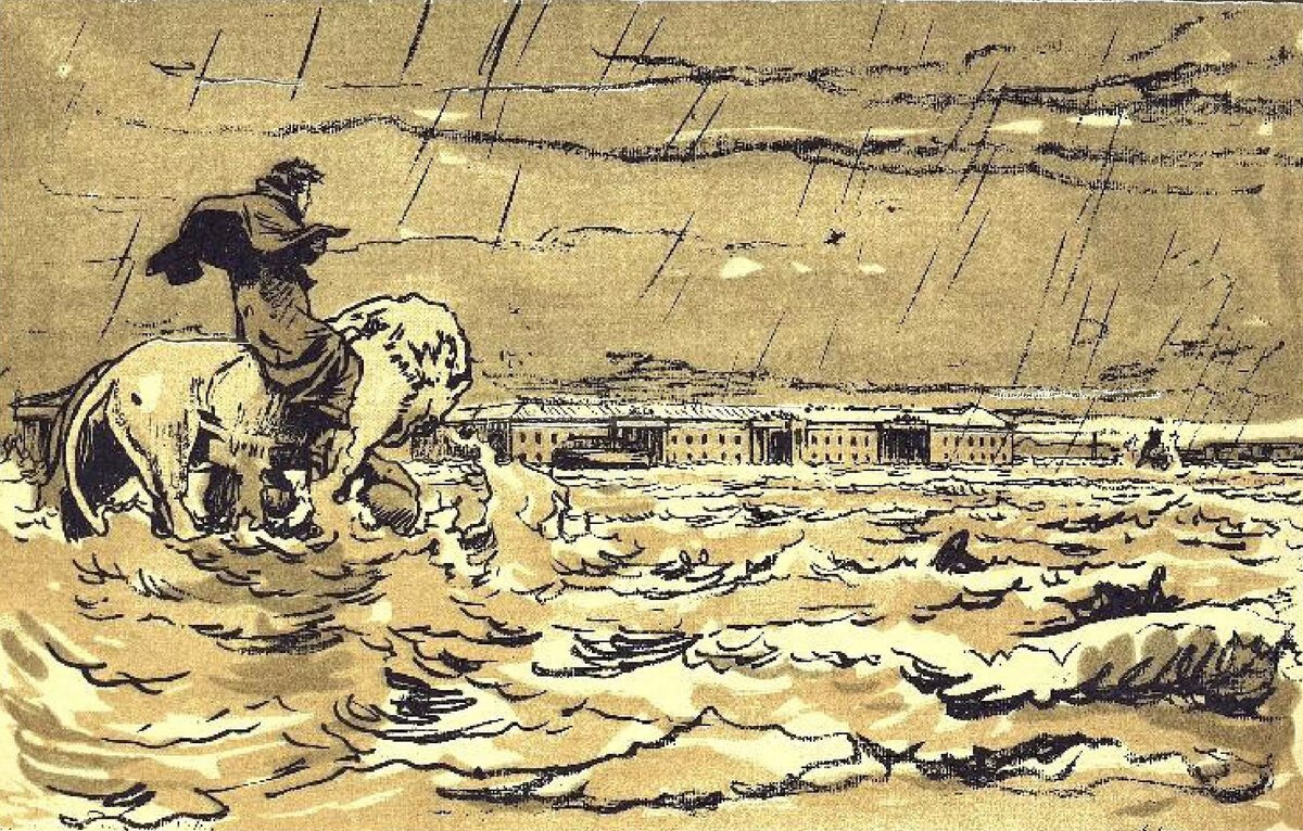 Александр Бенуа медный всадник