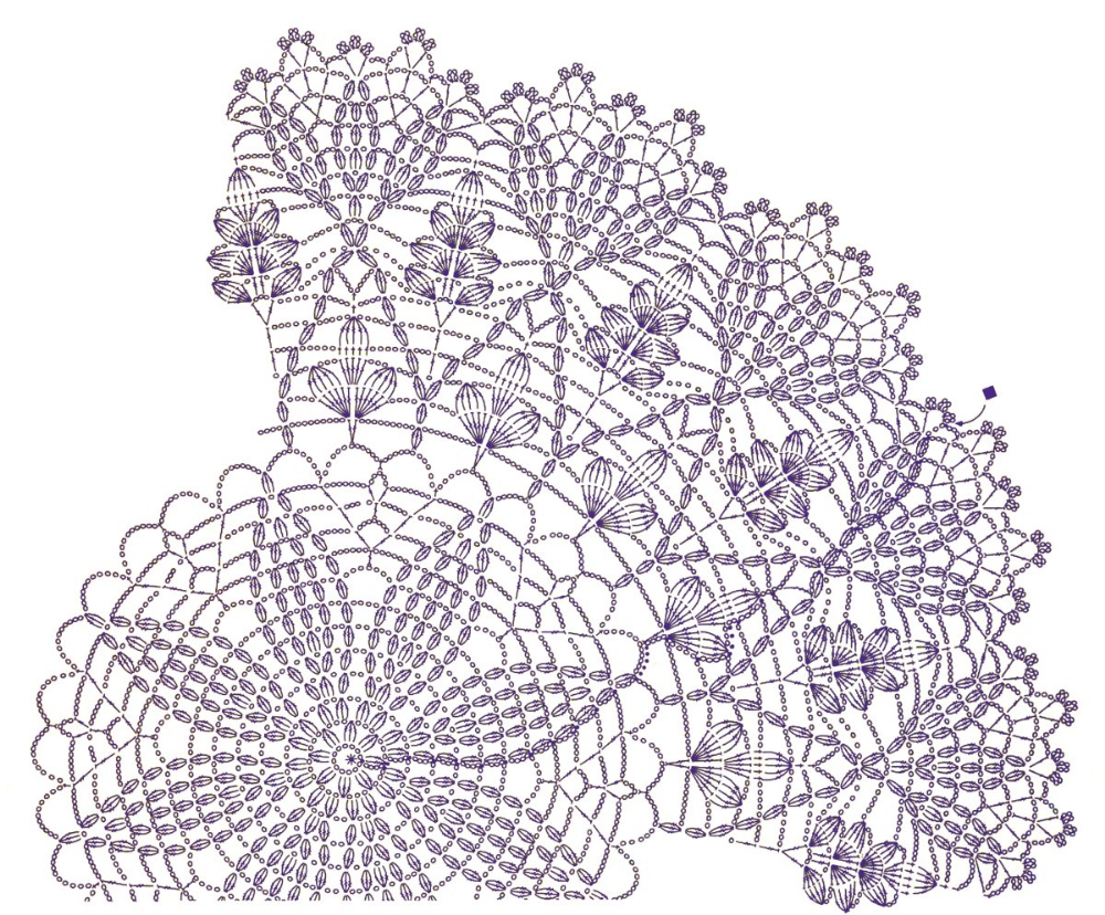 Салфетки крючком Doily Crochet