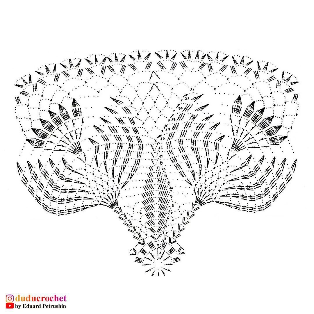 Узоры для салфеток крючком