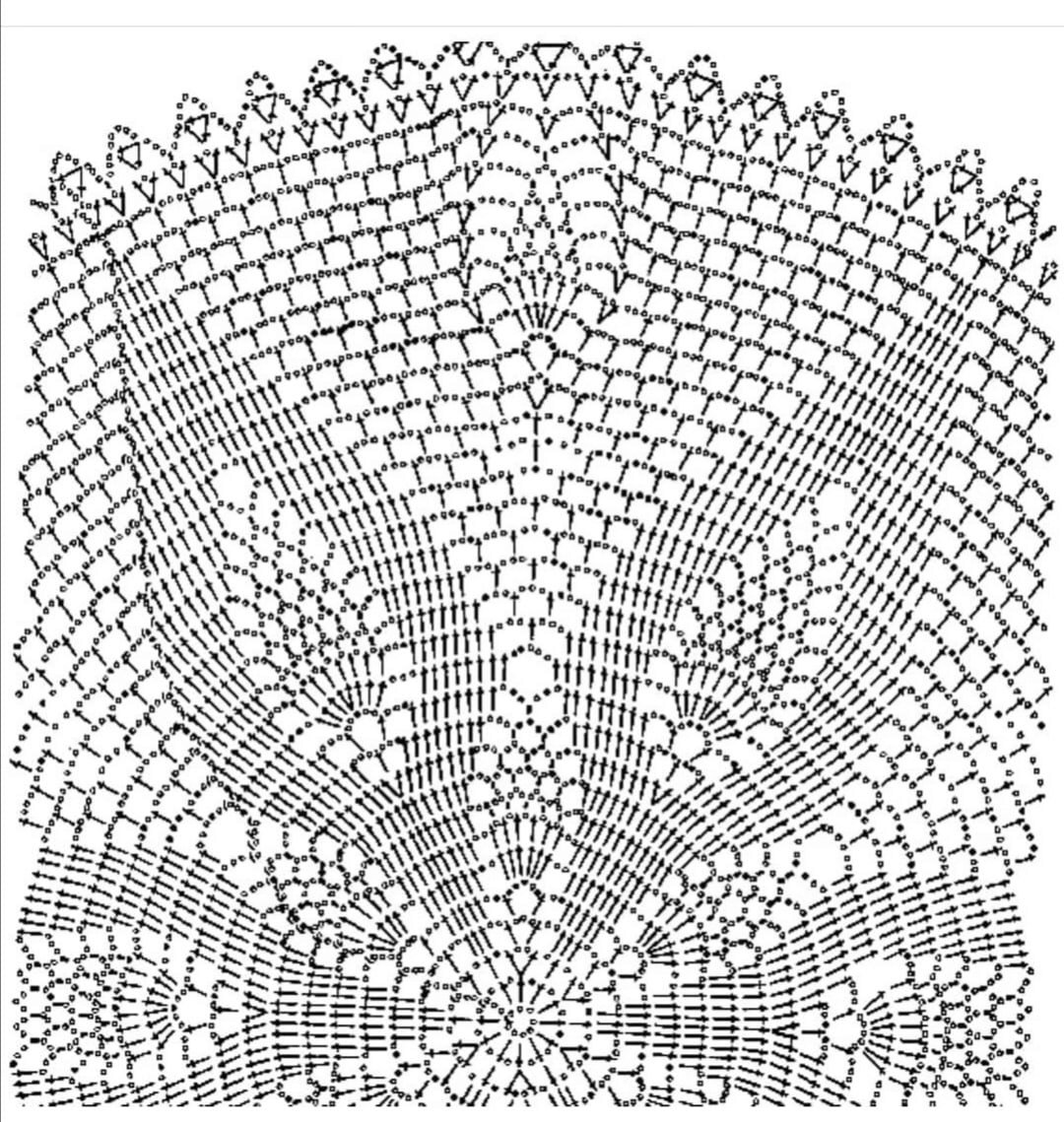 Салфетки крючком со схемами