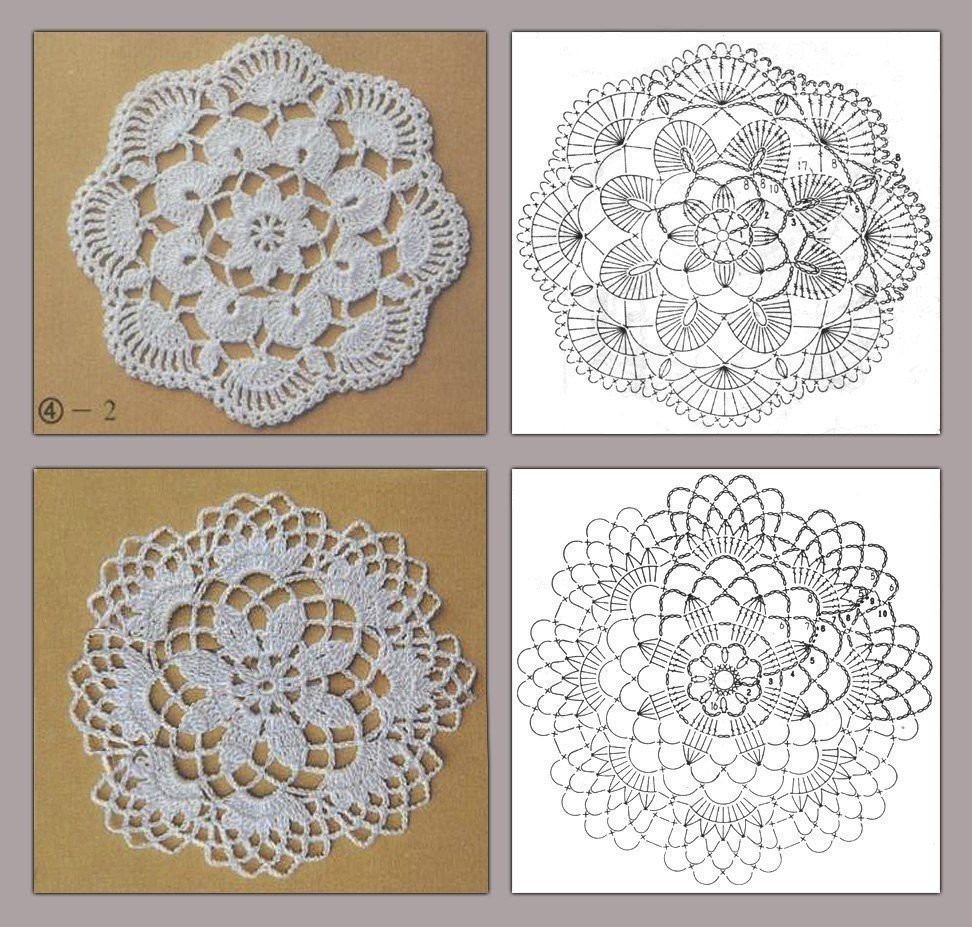 Crochet Doily схемы