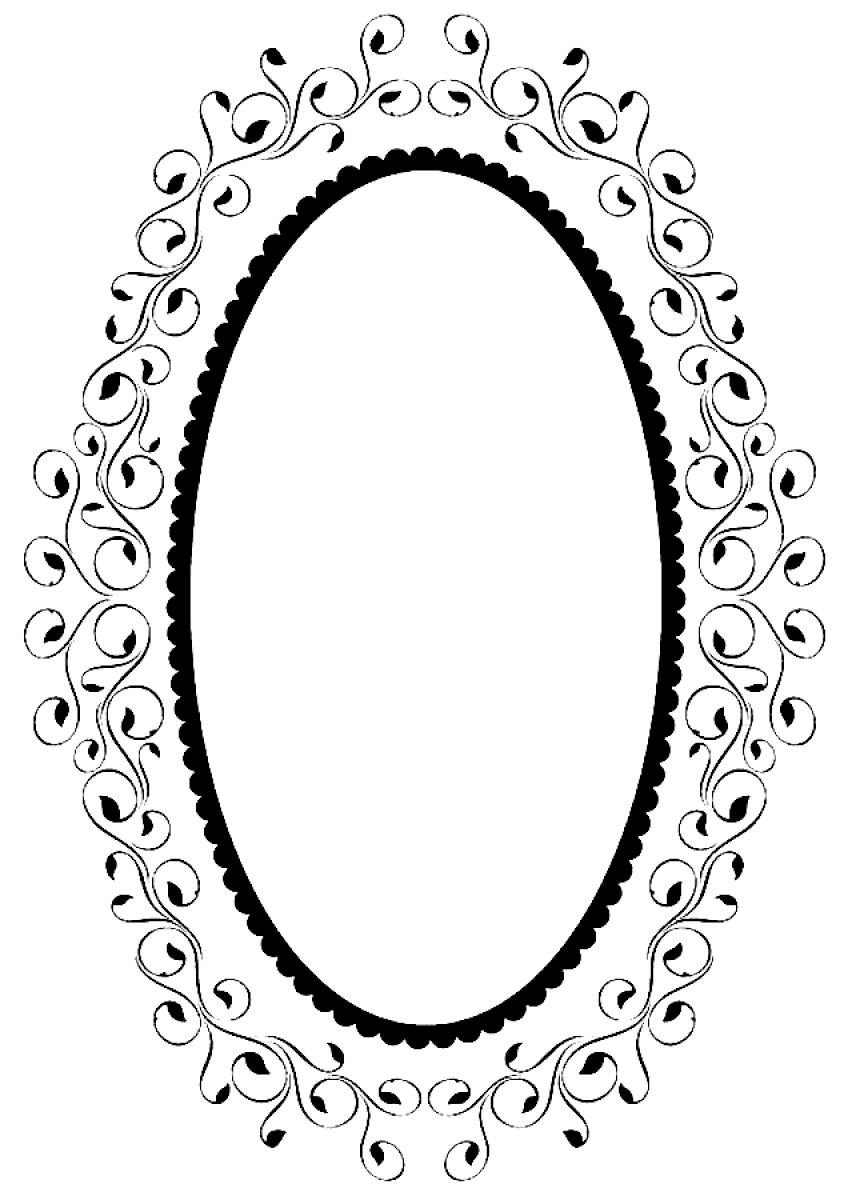 Обрамление овала