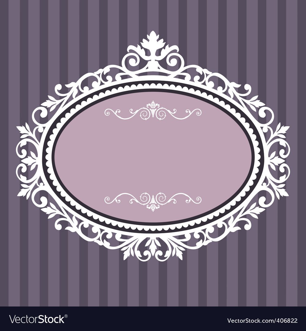 Винтажная вывеска овал