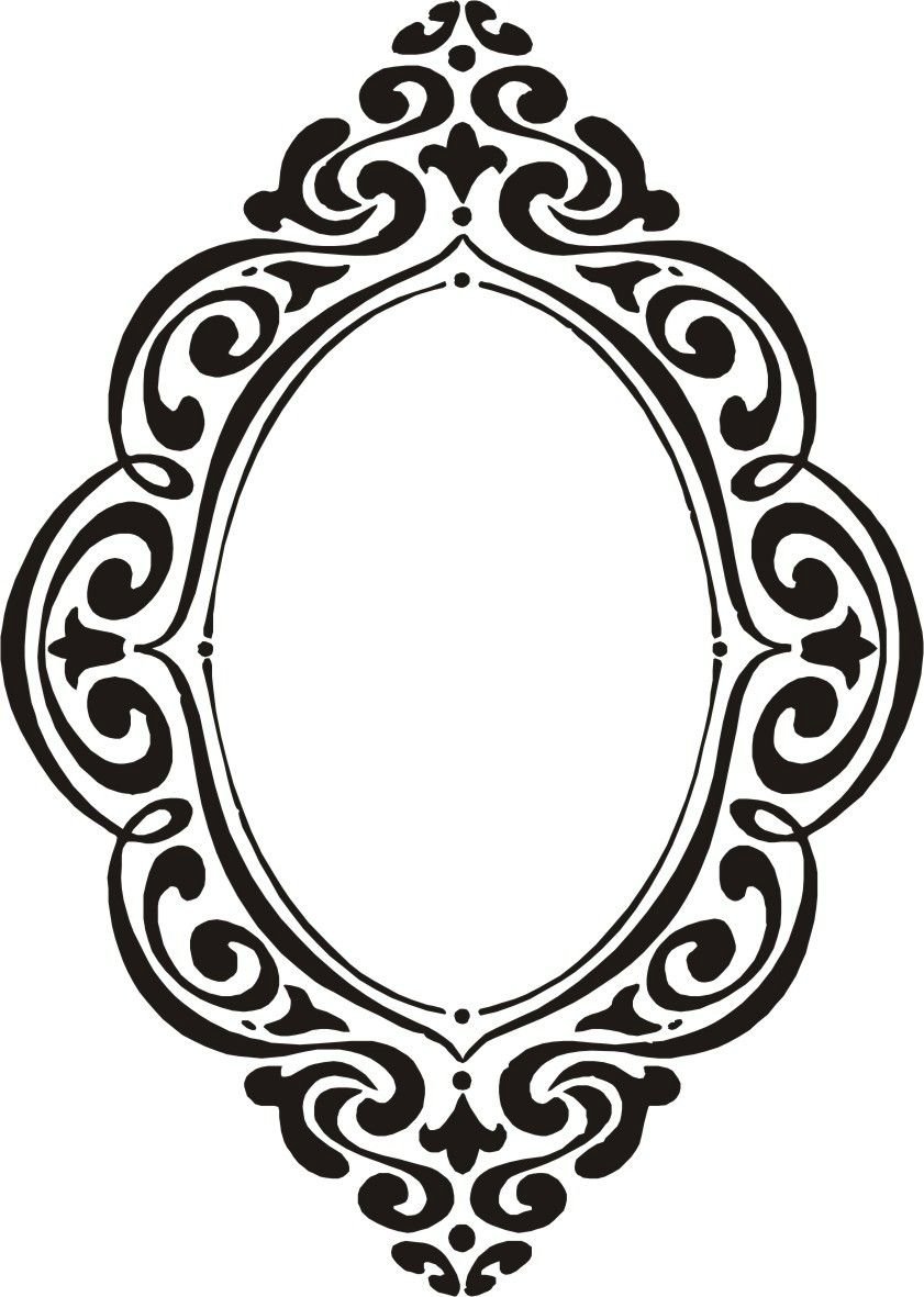 Овальный узор