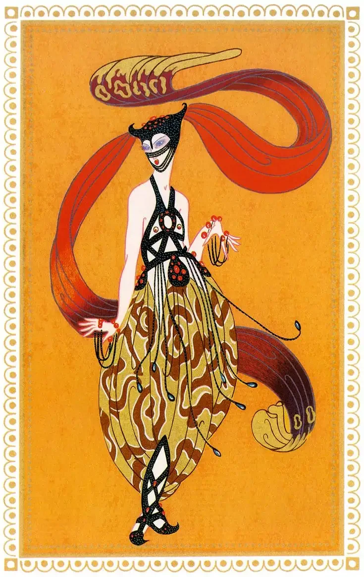 Ар-деко в живописи Жорж Барбье