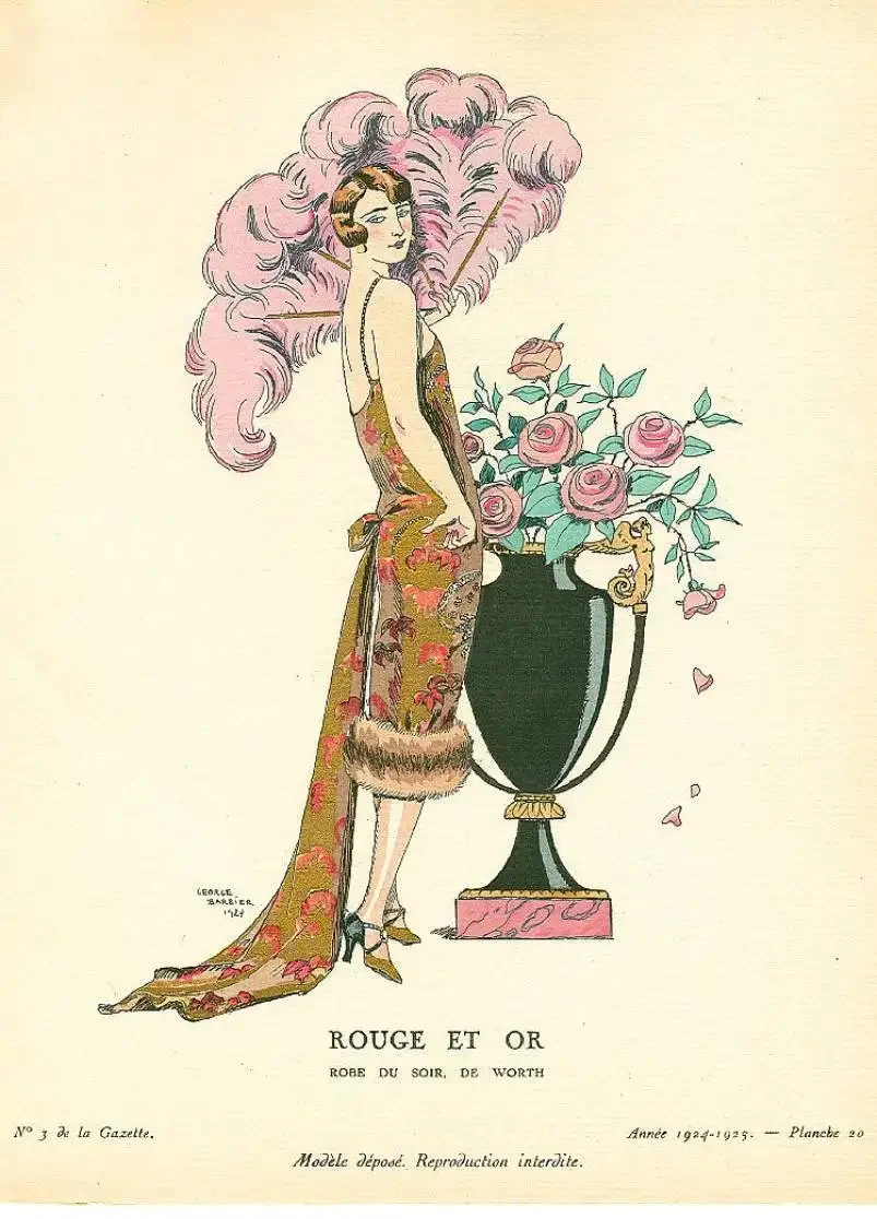 Ар-деко в живописи Жорж Барбье