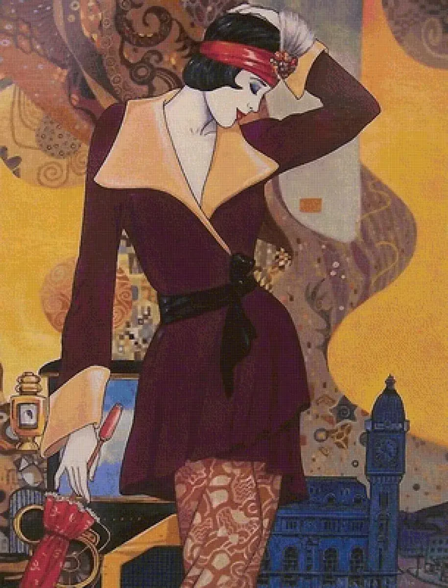 Художник Art deco Claire Coxon