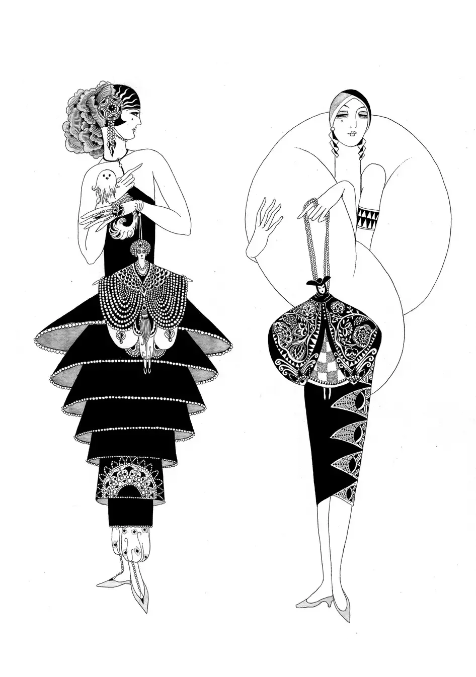 Арт деко художники Эрте