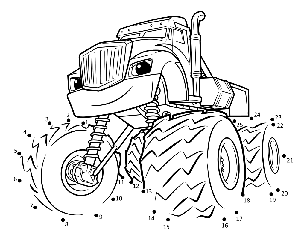 Раскраска комбайн