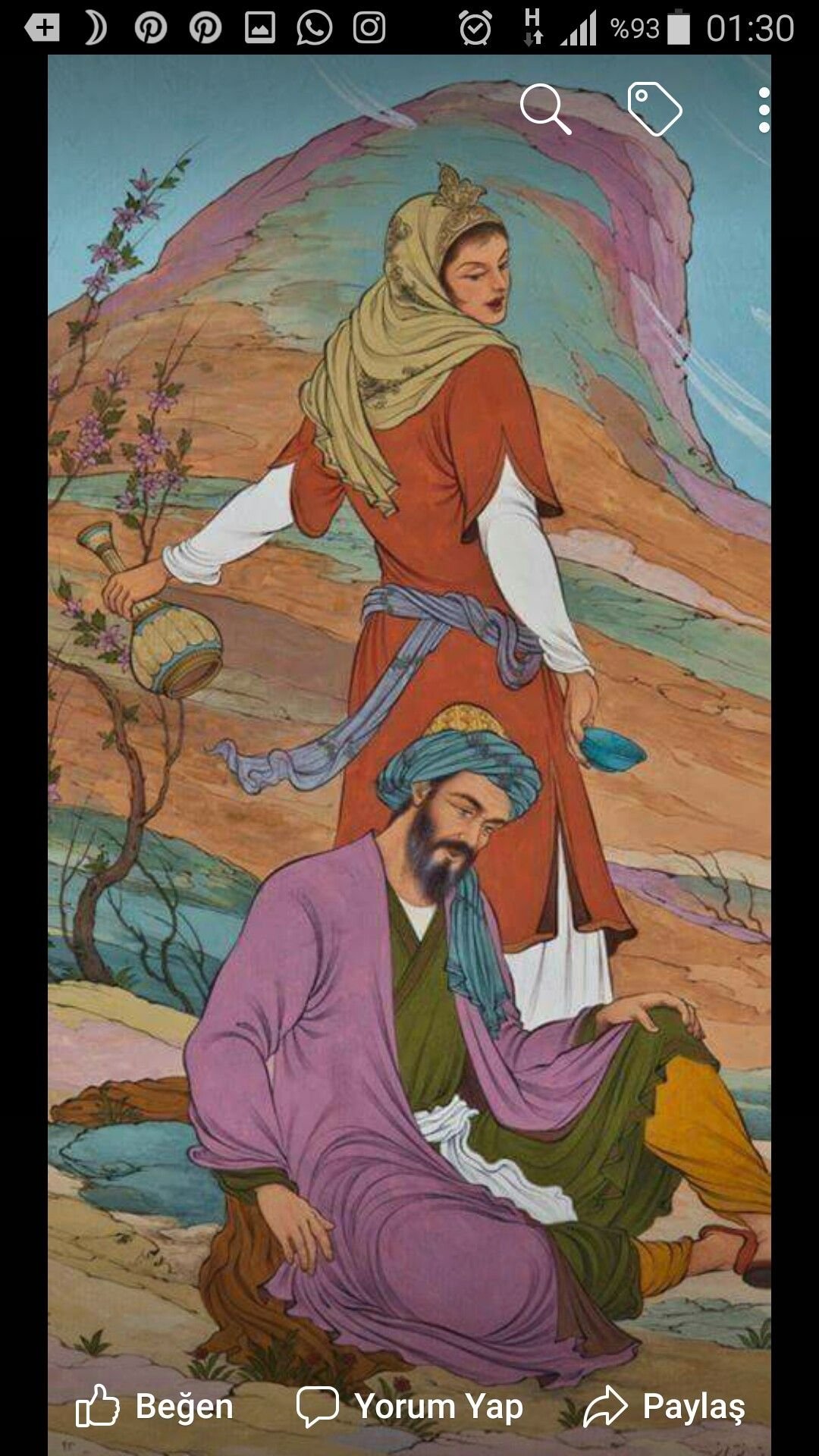 Лейли и меджнун иллюстрации