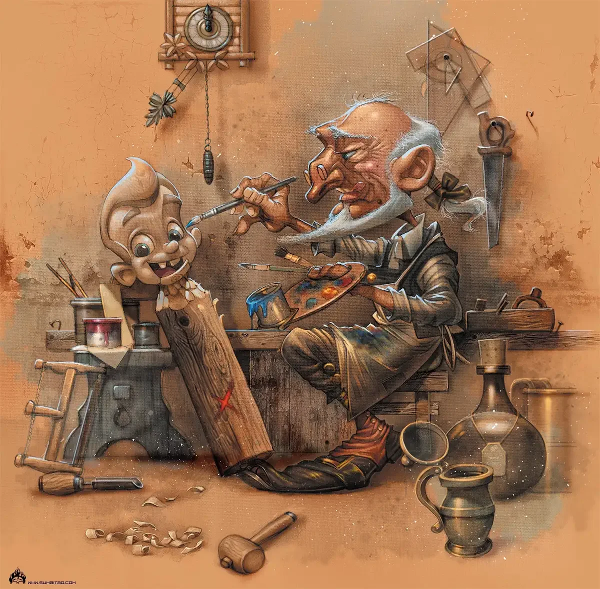 Золушка художник Роберто Инноченти