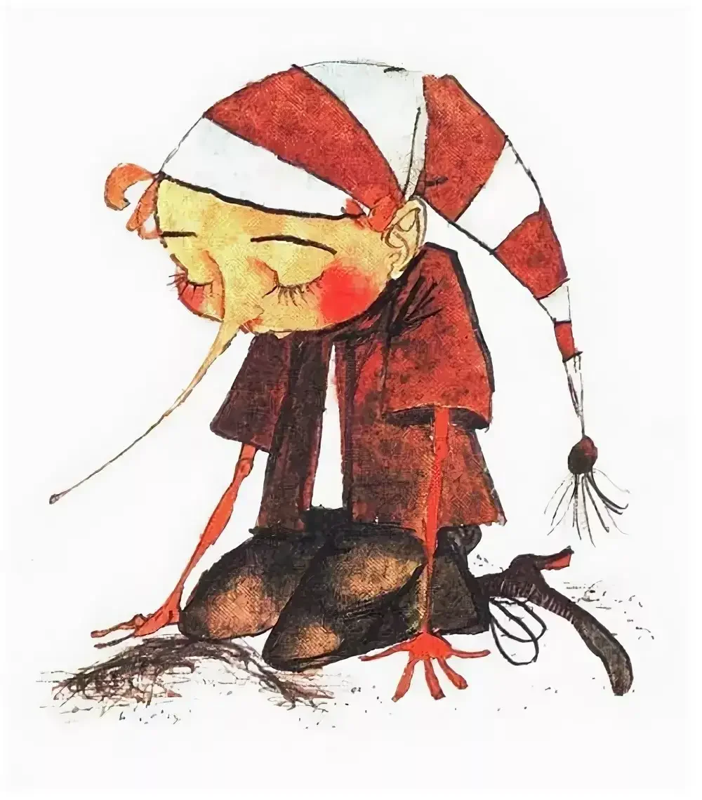 Пиноккио иллюстрации