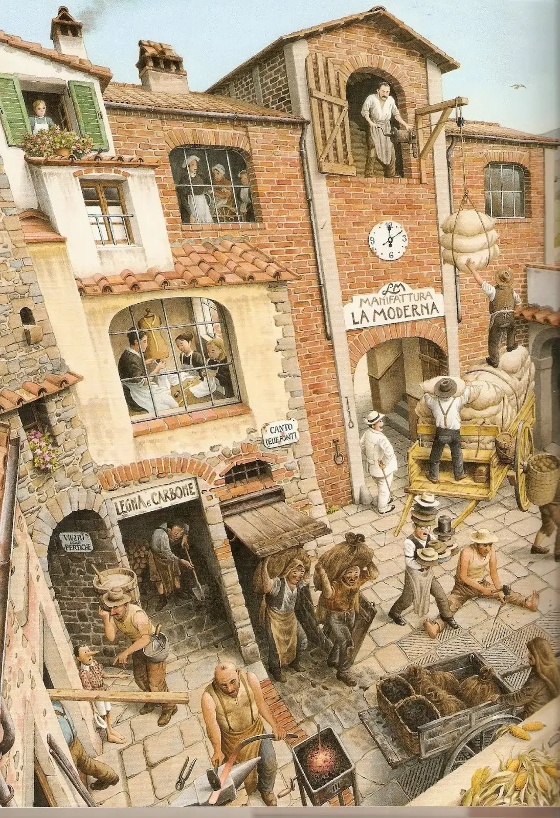 Иллюстратор Роберто Инноченти