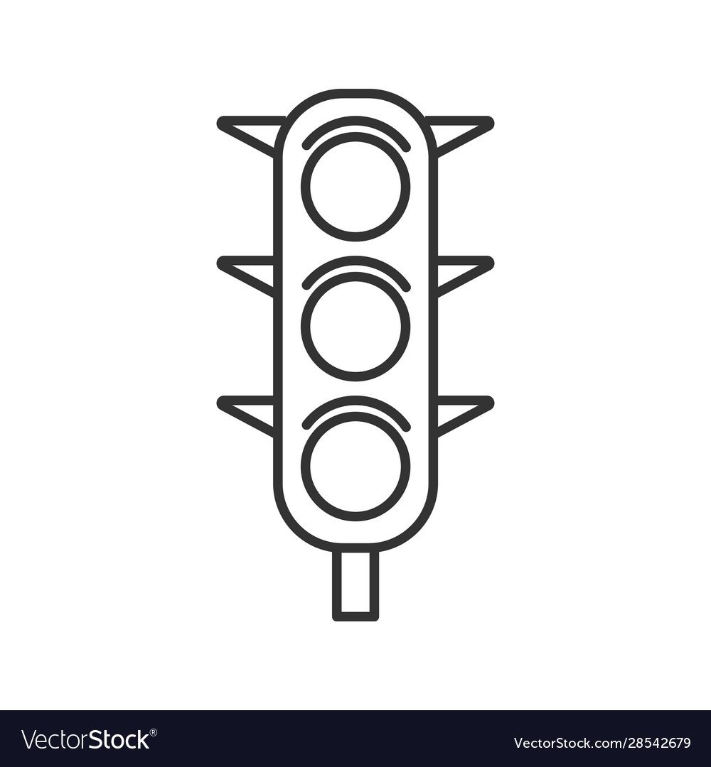 Светофор раскраска для детей