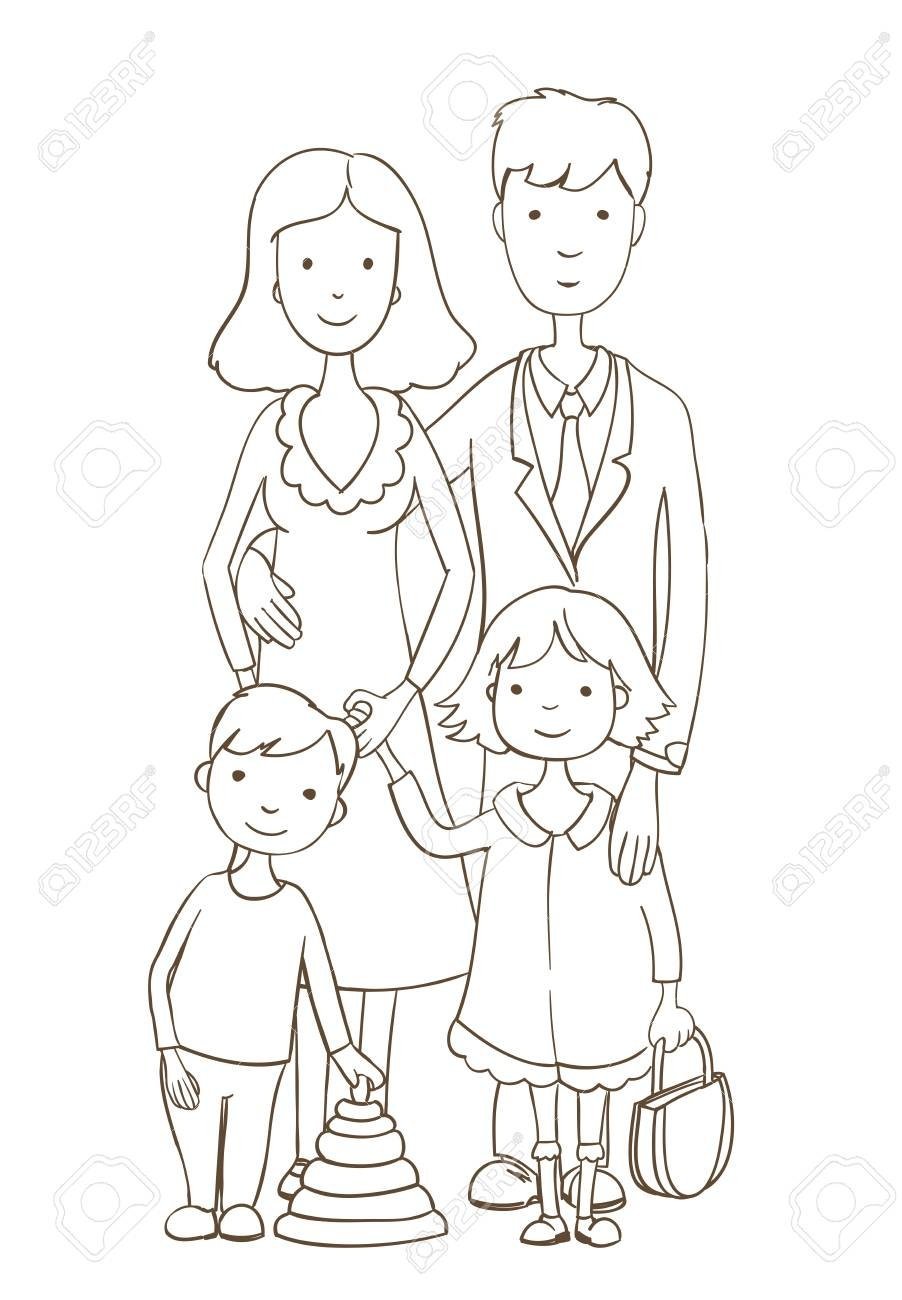 Семья рисунок
