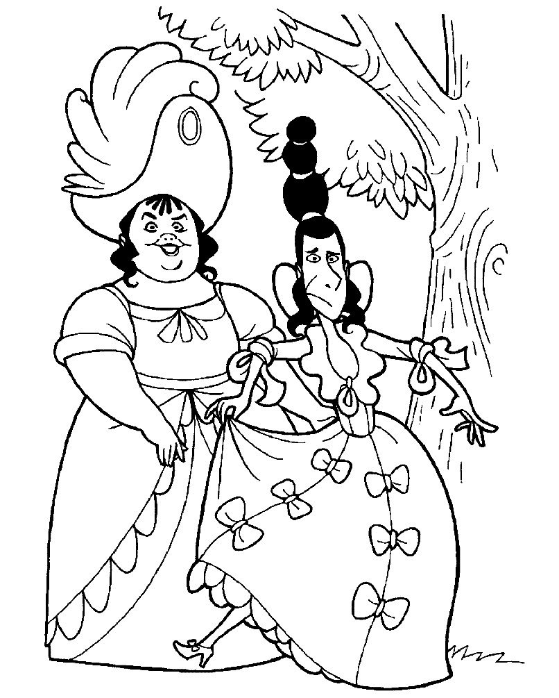 Раскраска Золушка 2015