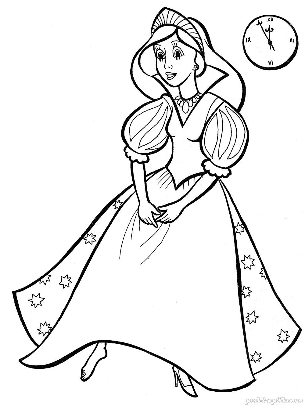 Рисовать Золушку русскую