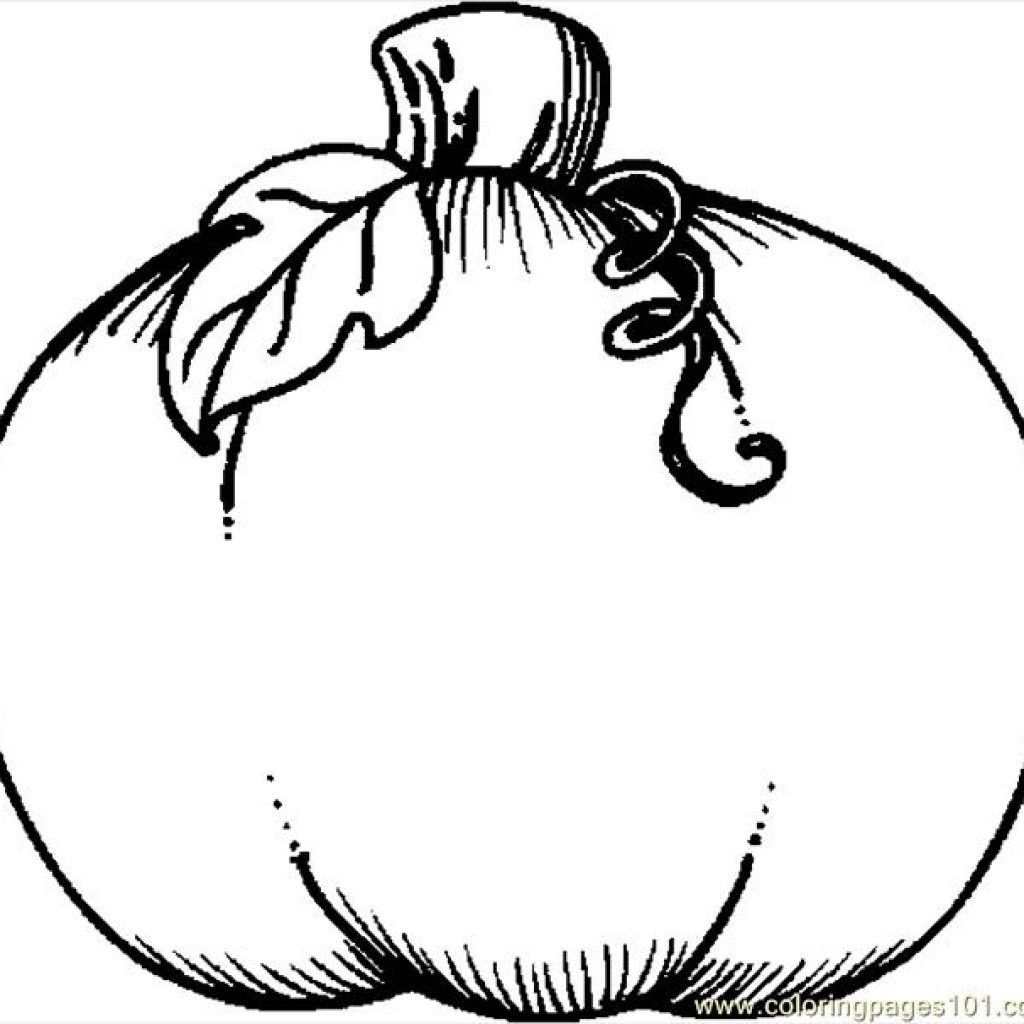 Тыква раскраска для детей 3-4 лет