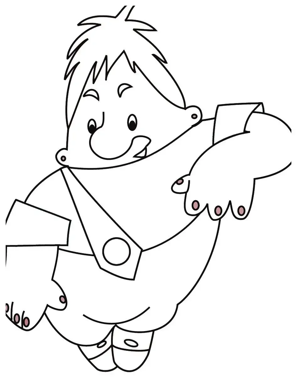 Соедини по точкам Пятачок