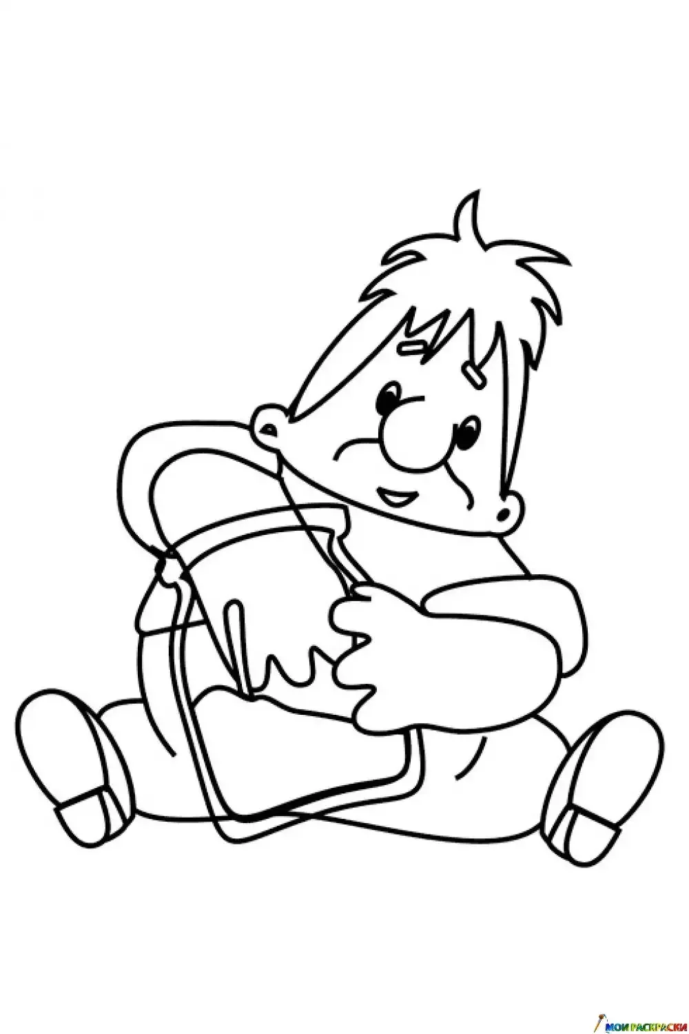 Карлсон раскраска